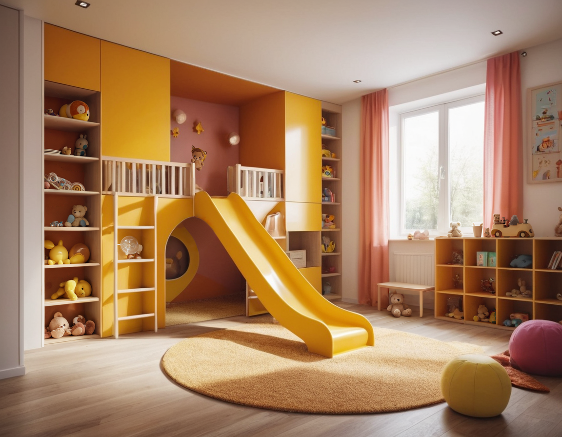 Пространство для игр и развития: максимизация функционала детской комнаты